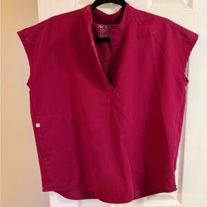 Figs — Dark Magenta — Rafaela Scrub Top